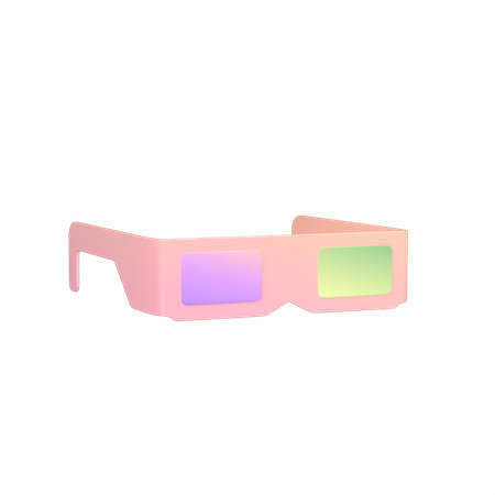 Lunettes 3D  3D Icon