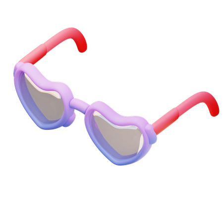 Lunettes d'amour  3D Icon