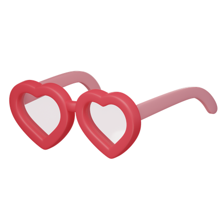 Lunettes d'amour  3D Icon