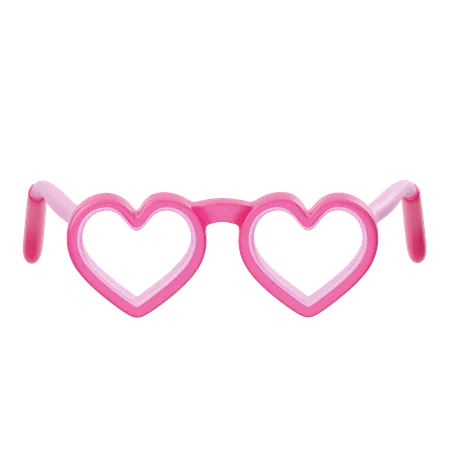 Lunettes d'amour  3D Icon