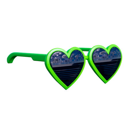 Lunettes d'amour  3D Icon