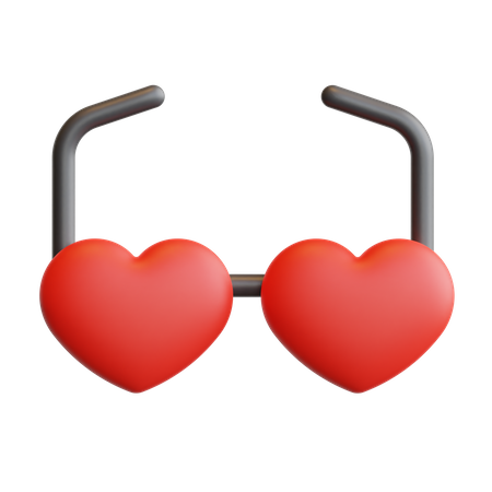 Lunettes d'amour  3D Icon