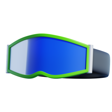 Masque de ski  3D Icon