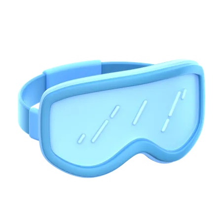 Masque de ski  3D Icon