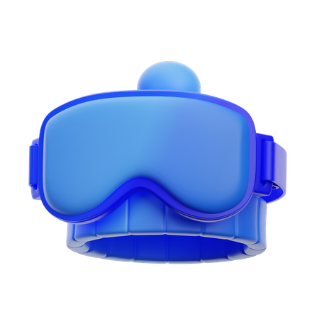 Masque de ski  3D Icon