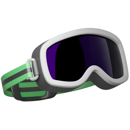 Masque de ski  3D Icon