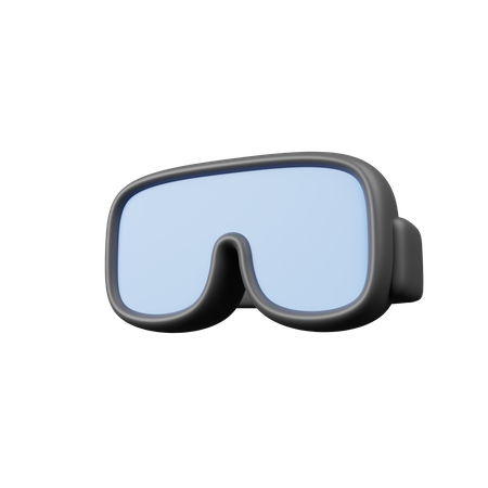 Masque de ski  3D Icon