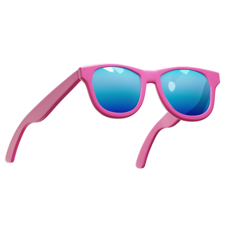 Lunettes de soleil de plage  3D Illustration