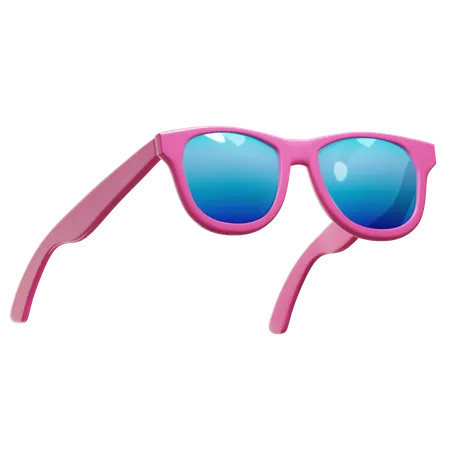 Lunettes de soleil de plage  3D Illustration