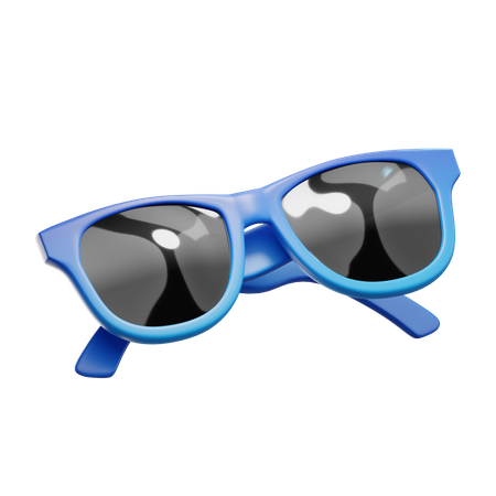 Lunettes de soleil de plage  3D Illustration