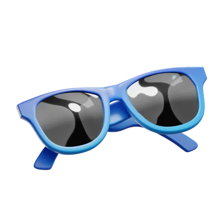 Lunettes de soleil de plage  3D Illustration