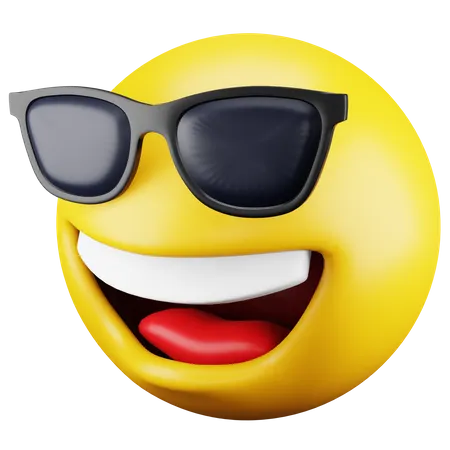 Lunettes de soleil emoji  3D Icon