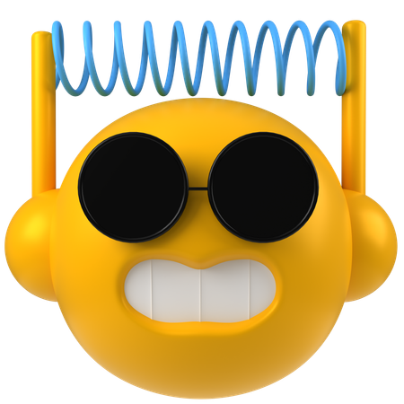 Lunettes de soleil Smiley  3D Icon