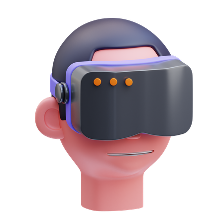 Lunettes VR  3D Icon