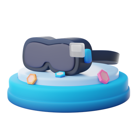 Lunettes VR  3D Icon