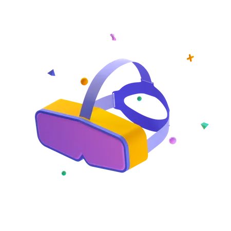 Lunettes VR  3D Illustration