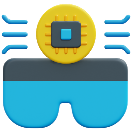 Lunettes VR  3D Icon