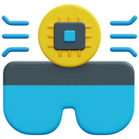 Lunettes VR  3D Icon