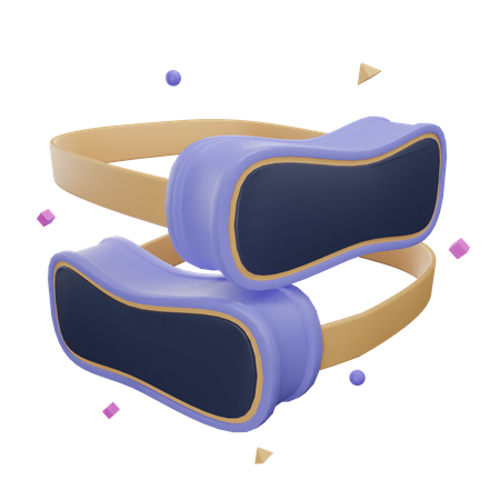 Lunettes VR  3D Icon