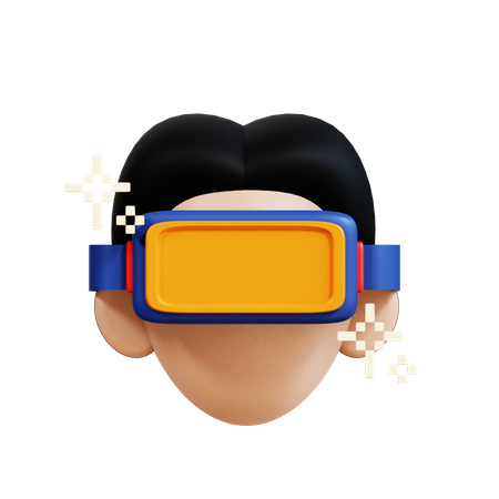 Lunettes VR  3D Icon