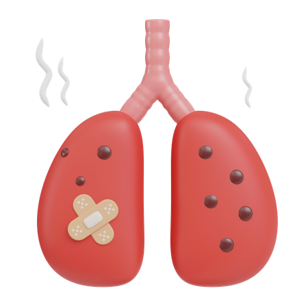 Lung Care  3D Icon