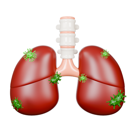 Lung Diseases  3D Icon