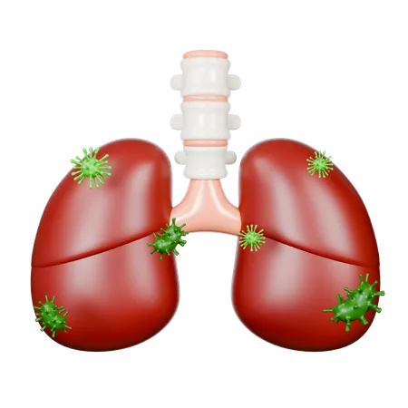 Lung Diseases  3D Icon