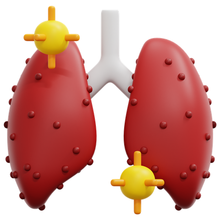 Lungenentzündung  3D Icon