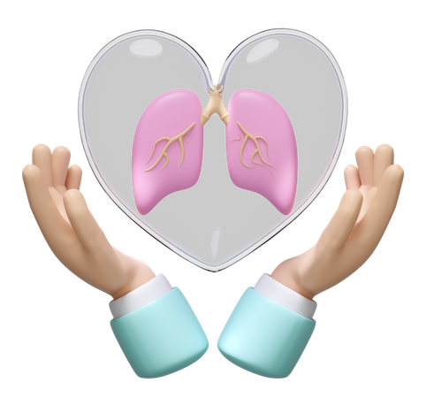 Lungs Care  3D Icon