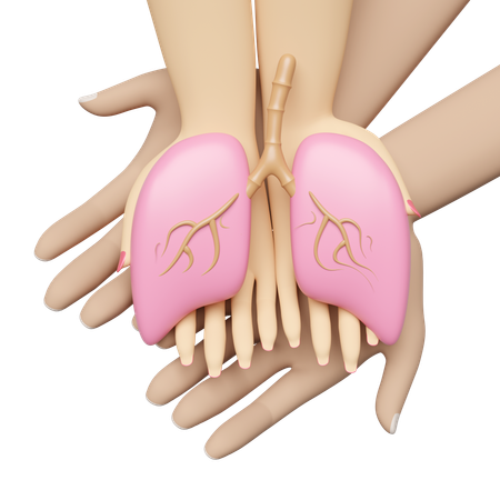 Lungs Care  3D Icon