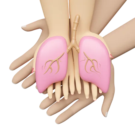 Lungs Care  3D Icon