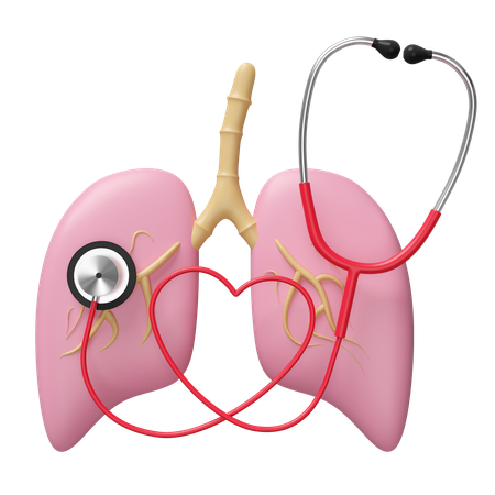 Lungs Checkup  3D Icon