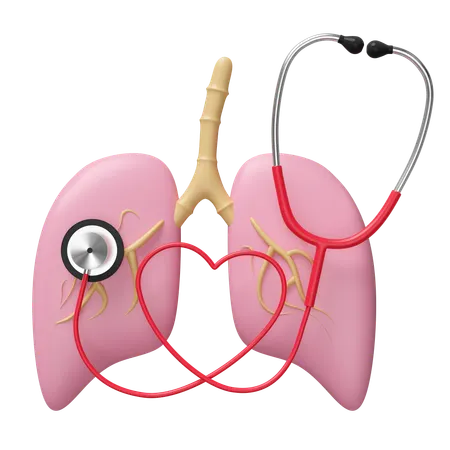 Lungs Checkup  3D Icon
