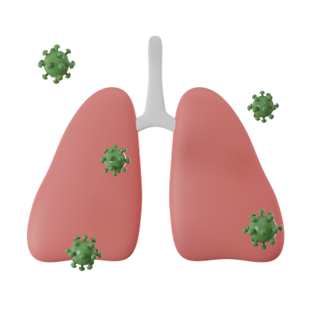 Lungs Infection  3D Icon