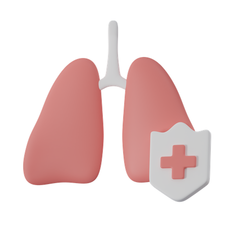 Lungs Protection  3D Icon