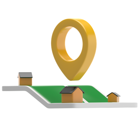 Luogo della consegna  3D Icon