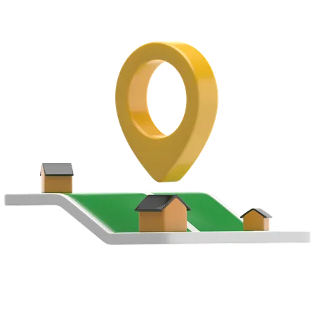 Luogo della consegna  3D Icon