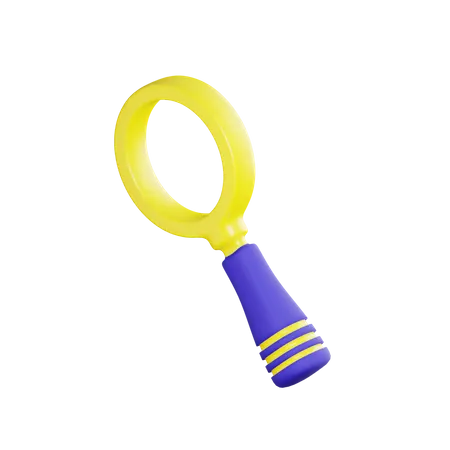 Lupa  3D Illustration