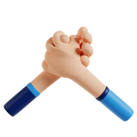 Força da luta de braço  3D Icon