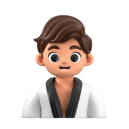 Avatar de lutador de taekwondo  3D Icon