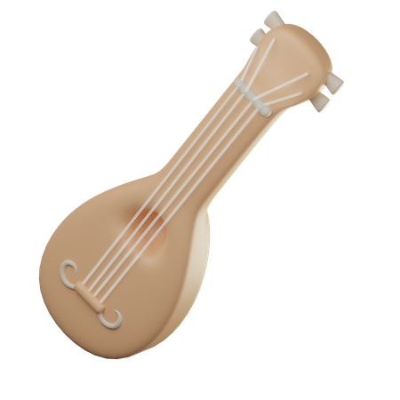 Lute  3D Icon