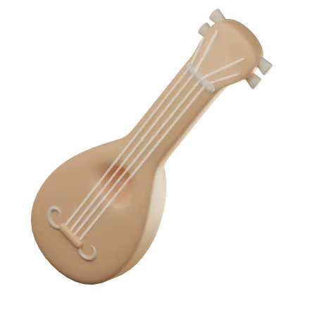 Lute  3D Icon