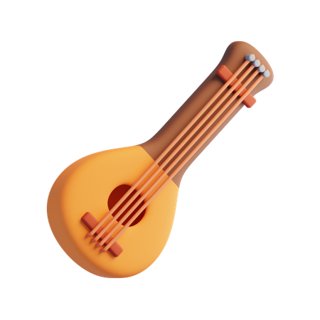 Lute  3D Icon