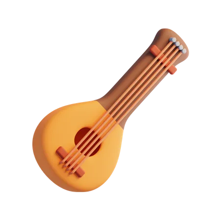 Lute  3D Icon