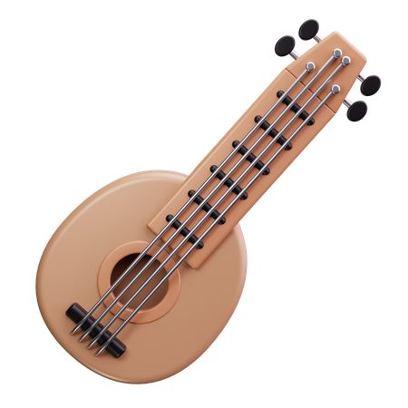 Lute  3D Icon