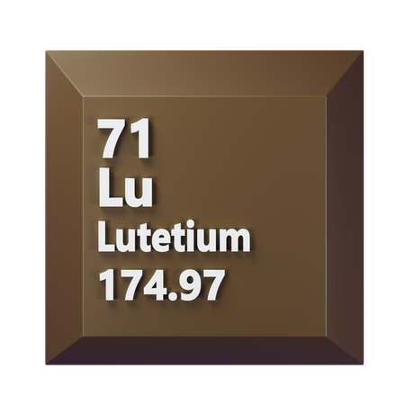 Lutétium  3D Icon