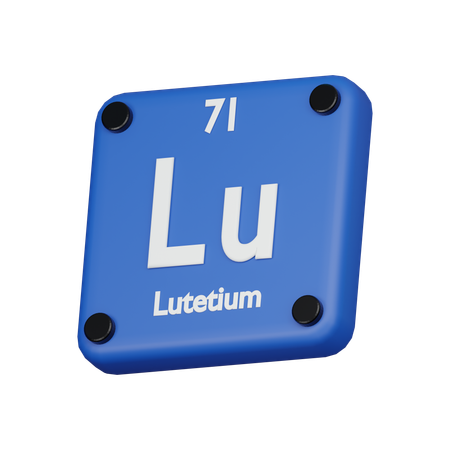 Lutetium  3D Icon