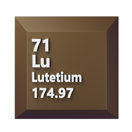 Lutetium  3D Icon
