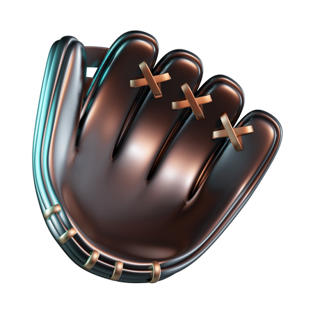Luva de baseball  3D Icon