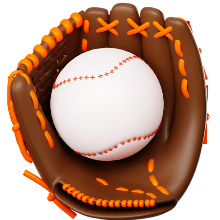 Luva de baseball  3D Icon